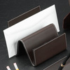 Brown Desk Letter Holder