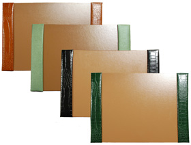 Large Reptile-Textured Leather Desk Pads