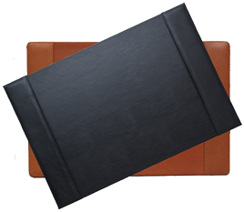 Premium Top-Grain Leather Desk Blotters